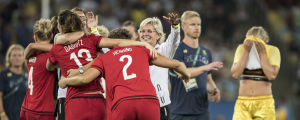 Tyskland besegrade Sverige i OS-finalen 2016 i Rio. Tyskland besegrade Sverige i OS-finalen 2016 i Rio.