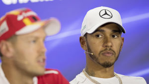 Fördel Lewis Hamilton i kampen om VM-titeln. Lewis Hamilton.