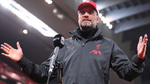 Jürgen Klopps Liverpool har spelat tre PL-matcher på raken utan seger. Jürgen Klopp i intervju.