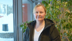 Susanne Mänttäri bor i Hansas som ligger på andra sidan Söderkullavägen. kvinna i borgå simhall