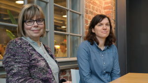 Ann-Catrin Östman och Anna Sundelin Forskana Ann-Catrin Östman och Anna Sundelin