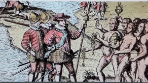Columbus möte med ursprungsbefolkningen på de karibiska öarna Columbus möter ursprungsbefolkningen på de karibiska öarna