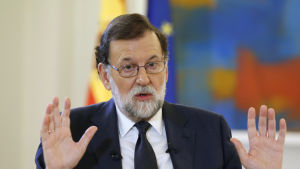 Spaniens premiärminister Mariano Rajoy. Spaniens premiärminister Mariano Rajoy.