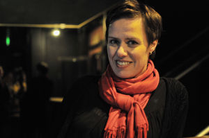 Maarit Felt-Ranta stöder Rinne. Maarit Feldt-Ranta på socialdemokraternas valvaka på nox i karis.