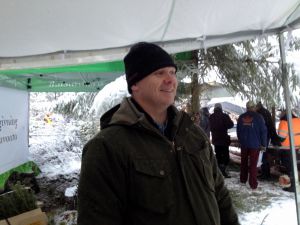 Johan Grönros, skogsägare i Malax, har Metso-skyddat en liten del av sin skog Johan Grönros