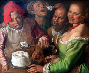 Omnomnom! Vincenzo Campin maalaus Ricottan syöjistä