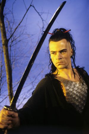 Näyttelijä Carl-Kristian Rundman (roolinimi Boromir).