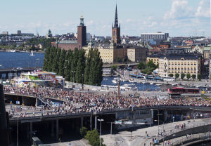 Stockholm är i dag den snabbast växande staden i Norden med en årlig tillväxt på 9 %. Stockholm Pride 2015