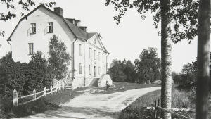 Kommendanthuset i Lovisa. Bilden tagen 1908