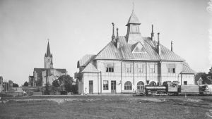 Järnvägsstationen 1907