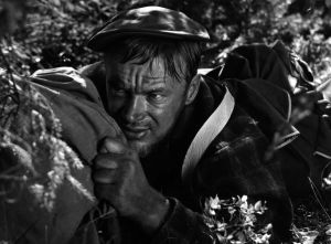 Ote elokuvasta Hopeaa rajan takaa (1963).