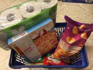 K-market, de billigare varorna.