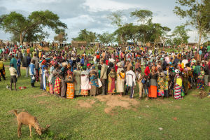 I flyktinglägret Rwamwanja, Uganda, bor omkring 6000 personer. I flyktinglägret Rwamwanja, Uganda, bor omkring 6000 personer.