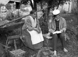 Adu Rosenfelt kertoo taikoja maisteri E.A. Saarimaalle