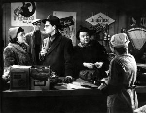 Kohtaus elokuvasta Kolmiapila (1953).