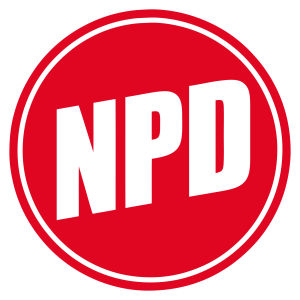 npd, The National Democratic Party of Germany, saksa, äärioikeisto, logo