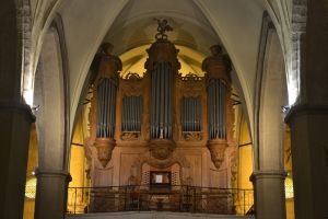 Orgeln i Collégiale-Saint-Jean-Baptiste i Roquemaure, Frankrike. Orgeln i Collégiale-Saint-Jean-Baptiste i Roquemaure, Frankrike.