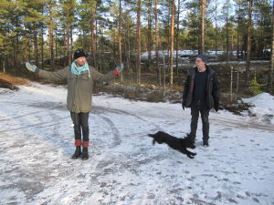 Petri Horttana och Erik Pöysti i Harparskog