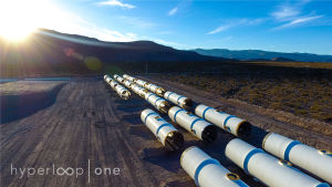 Hyperloop-test i Nevada.