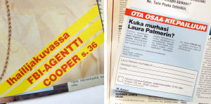 Katso-lehti oli vuonna 1991 vahvasti mukana Twin Peaks -huumassa. Yksityiskohta vuoden 1991 Katso-lehden kannesta sekä Twin Peaks -kilpailusta.