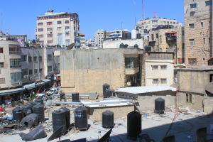 Den palestinska staden Ramallah.