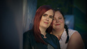 Emma och Maria på Rockoff