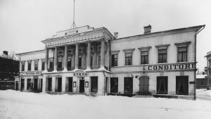 Åbo Akademis huvudbyggnad i början på 1900-talet.