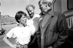 Neil Hardwick ohjaa Tuija Ernamoa ja Ilmari Saarelaista (1985).