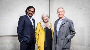 David Olusoga, Mary Beard ja Simon Schama Kulttuurien juurilla -sarjan asiantuntijat David Olusoga, Mary Beard ja Simon Schama