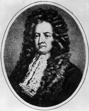 Daniel Defoe ca 1660-1731. Författaren och journalisten Daniel Defoe.