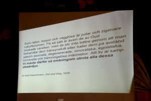 en text som beskriver att judar och zigenare är skadedjur som borde utrotas