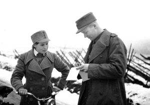 Lotta tiedustelee aikaa Kyyrölän ja Lintulan välillä 1.11.1939.