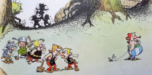 Asterix ja Obelix lapsina.