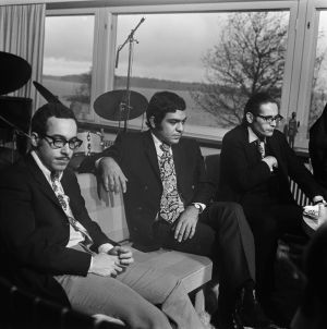 Eddie Gomez, Marty Morell ja Bill Evans Helsingissä vuonna 1969.