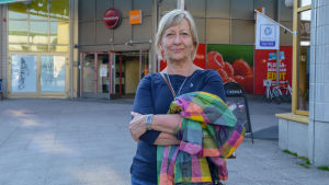 Kaija Lindroth tänker börja återvinna plast nu när hon har koll på var närmaste återvinningspunkt finns. Kaija Lindroth.
