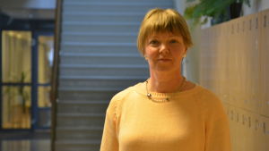 Rektor Britt-Mari Norrbacka säger att KiVa Skola diskuteras ofta. Britt-Mari Norrbacka
