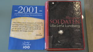 Marsipansoldaten är den första stora romanen på svenska som behandlade krigstiden i Finland. Den utkom många år efter krigsåren, nämligen 2001 Marsipansoldaten av Ulla-Lena Lundberg