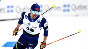 Ristomatti Hakola var bästa finländare i sprinten i Quebec. Ristomatti Hakola var bästa finländare i sprinten i Quebec.