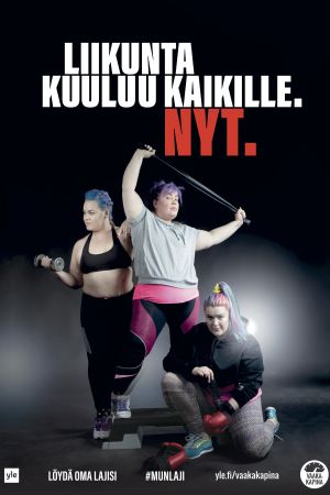 Liikunta kuuluu kaikille. Nyt. - Juliste.