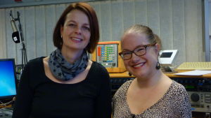 Pia Lagus och Lena Maria klingvall i Österbottnisk förmiddag Pia Lagus och Lena Maria Klingvall i Österbottnisk förmiddag