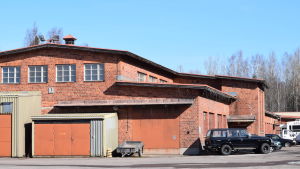 Det är här det planerade cirkusmuseet ska grundas. En industribyggnad i rödtegel.