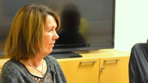 Grundtryghetschef Anne Öhman i Ingå. Bild i profil av Anne Öhman, grundtrygghetschef i Ingå.