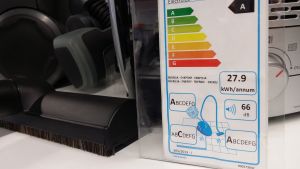 Energiamerkin numeroita on helppo vertailla. pölynimurin energiamerkki 2015 (asteikko A-G)