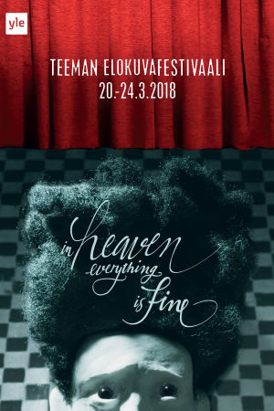 The finished poster for Teema Film Festival. Teeman elokuvafestivaalin 2018 juliste