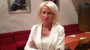 Pia Kauma, Samlingspartiet. Pia Kauma, gruppordförande för Samlingspartiet i Esbo.