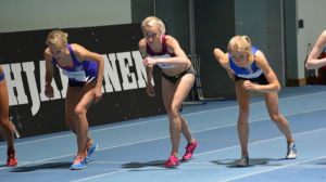 Camilla Richardsson, Sandra Eriksson och Oona Kettunen vid Botnia Games 2015. Camilla Richardsson, Sandra Eriksson och Oona Kettunen vid start, Botniagames 2015.