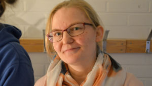 Sara Tallsten är ordförande för Hem och Skola i Sannäs. porträtt på sara tallgren, ordförande i hem och skola i sannäs