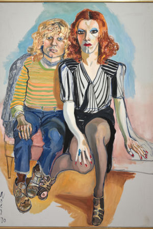 Alice Neel: Jackie Curtis och Ritta Redd (1970). The Cleveland Museum of Art, Leonard C. Hanna, Jr. Fund, 2009.345. Porträtt av Jackie Curtis och Rita Redd