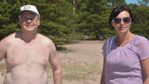 Ordförande Juha Jonsson och turistchef Marika Pulliainen Juha Jonsson och Marika Pulliainen