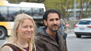 Lotta Laaksonen och Durgham Al-Janabi. Lotta Laaksonen och Durgham Al-Janabi.